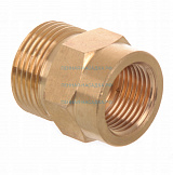 Переходник M22x1,5внеш - 1/2внут, 400bar, латунь