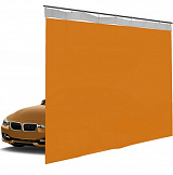 Шторы ПВХ для автомойки сплошные, цвет оранжевый 1м³.